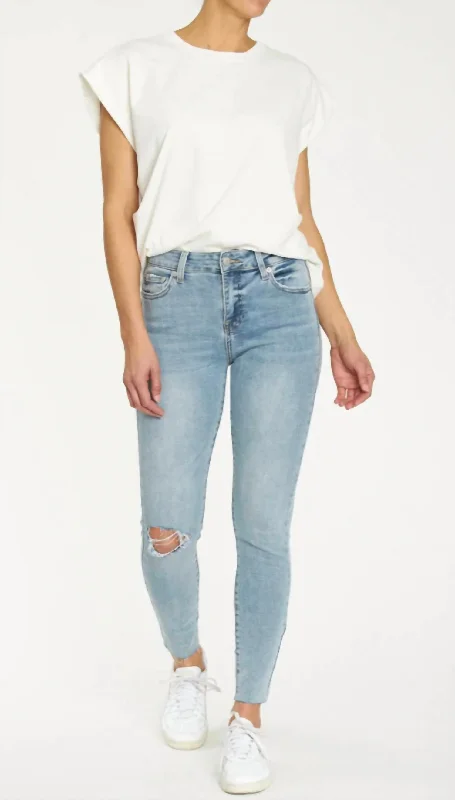 Audrey Mid Rise Skinny Jean In Radiate