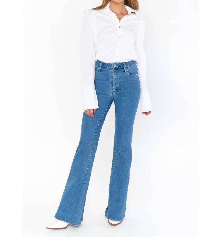 Hawn Bell Jeans In Sky Rider