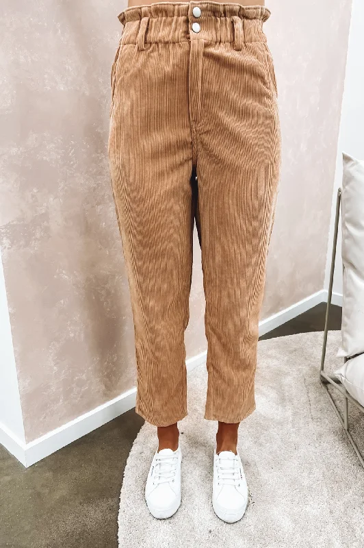 Kira Cord Pants Camel