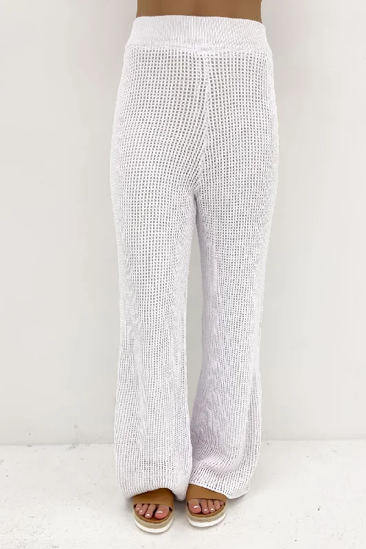 Kylah Knit Pant White