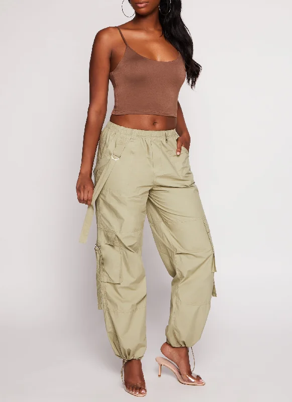 Haute Monde Parachute Pants