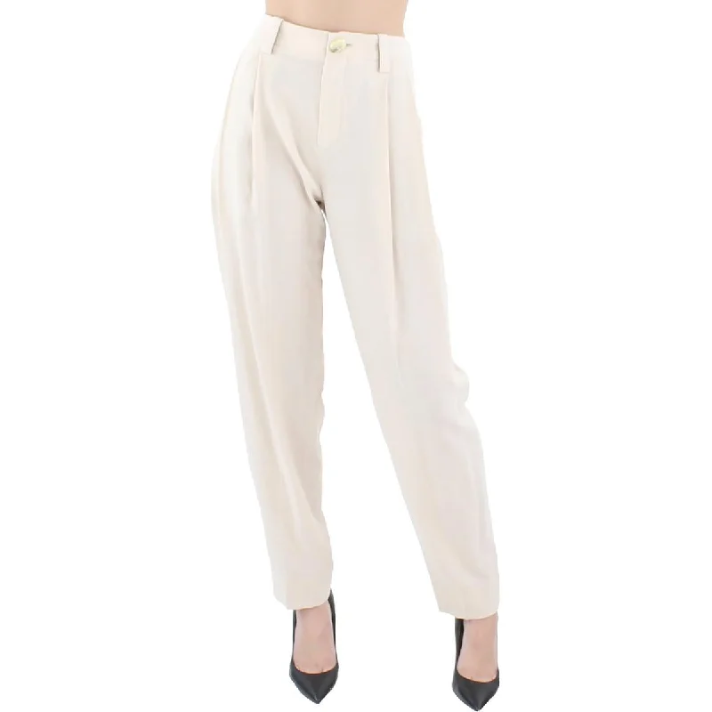 Vince Womens Wool High-Waisted Trouser Pants