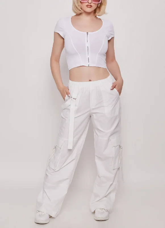 Haute Monde Parachute Pants