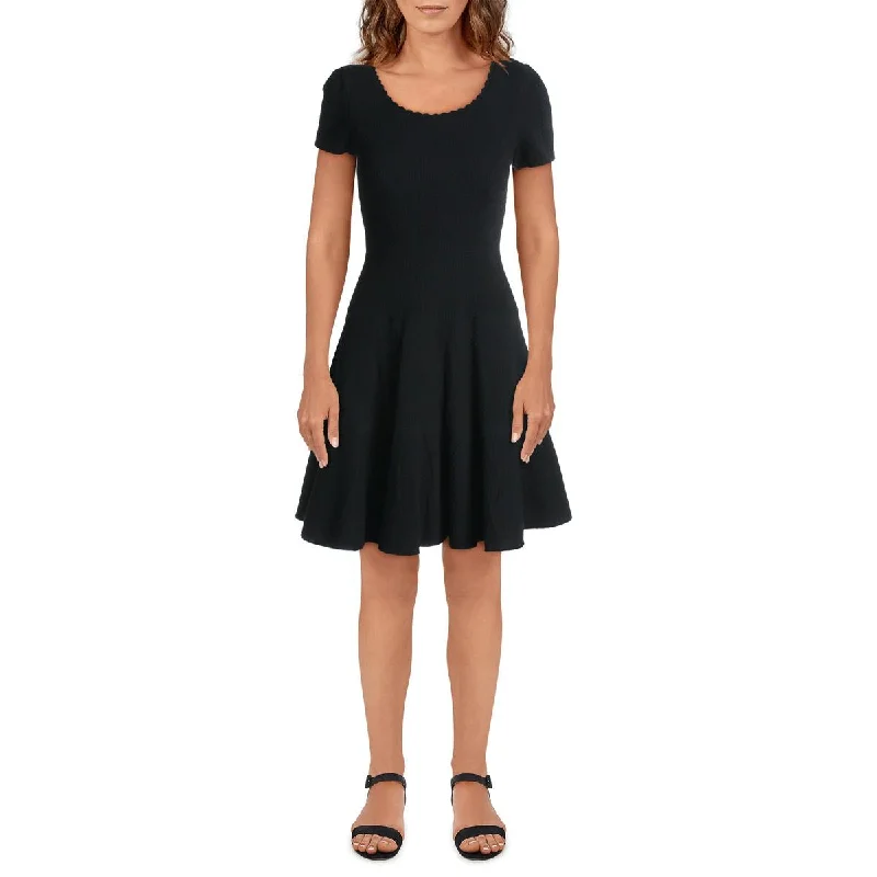 Rebecca Taylor Womens Textured A-Line Mini Dress