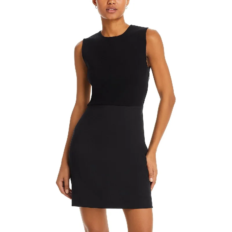 Theory Womens Tailor Wool Short Mini Dress