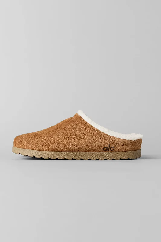 Recovery Slipper - Saddle/Ivory