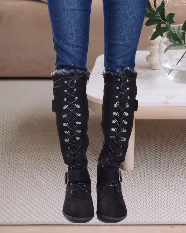 Addison Black Boots