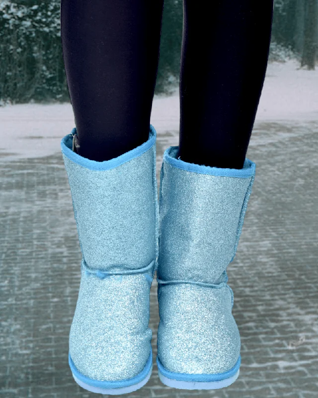 Blue Snow Winter Boots